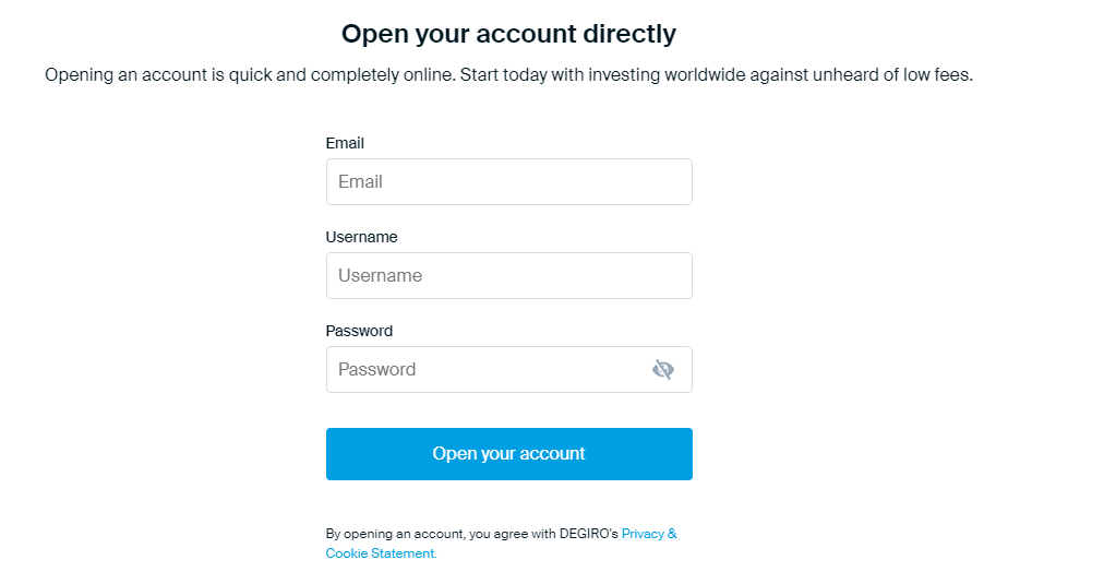 Degiro Account Opening | How to Open Degiro Account