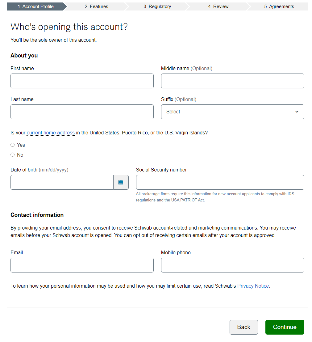 Charles Schwab Account Opening | How to Open Charles Schwab Account